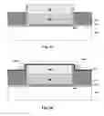 Fig. 12 - Self-aligned split gate flash memory having liner-separated spacers above the memory gate