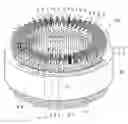 Fig. 01 - Stator for rotary electric machine