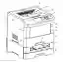 Fig. 01 - Scanner option assembly for an image forming device