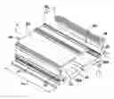 Fig. 01 - Enclosure for an electronic assembly for a battery powered lawn mower