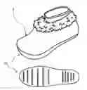 Fig. 01 - Method for manufacturing an integrally-formed shoe having no machine sewing