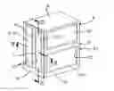 Fig. 01 - Dishwasher having at least two luminous surface elements