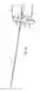 Fig. 20 - Instrument set and method for inserting a cage into the intervertebral disk space between two vertebral bodies