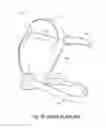 Fig. 18 - Neck strap, crown strap assembly and headgear for a breathing mask