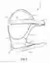 Fig. 20 - Neck strap, crown strap assembly and headgear for a breathing mask