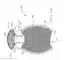 Fig. 10 - Golf practice mat modules and assembly