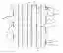 Fig. 01 - Filter element for separating particles from a particle-laden crude gas stream