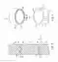 Fig. 05 - Joint design for segmented silicon carbide liner in a fluidized bed reactor
