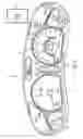 Fig. 02 - Vehicle cluster with high speed warning indicator using position data