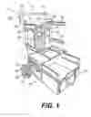 Fig. 02 - Rolling container assembly with adjustable storage units
