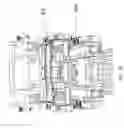 Fig. 41 - Rolling container assembly with adjustable storage units