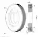 Fig. 46 - Helicopter vibration control system and circular force generation systems for canceling vibrations