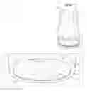 Fig. 01 - Flattened container having an arched bottom with a variable-width base