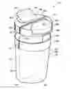 Fig. 01 - FOOD CONTAINER WITH DISCARD COMPARTMENT