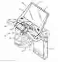 Fig. 01 - Mast and integral display mount for a material handling vehicle