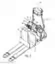 Fig. 08 - Mast and integral display mount for a material handling vehicle