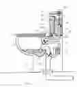 Fig. 06 - Toilet with flushable overflow drain