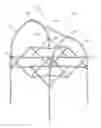 Fig. 01 - Removably mountable roof frame for use with an expandable canopy