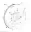 Fig. 02 - Brake rotor assembly