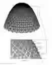 Fig. 23 - Revolved reflector with complex superficial micro-structures