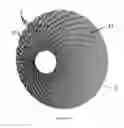 Fig. 27 - Revolved reflector with complex superficial micro-structures