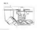 Fig. 11 - Internal contacting and cable routing of a head coil with tilting function
