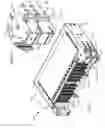 Fig. 02 - Moveable bend control and patch cord support for telecommunications panel