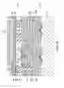 Fig. 10 - Buffer layer(s) on a stacked structure having a via