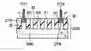 Fig. 01 - Semiconductor device with well resistor and alternated insulating and active regions between input and output terminals