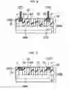 Fig. 05 - Semiconductor device with well resistor and alternated insulating and active regions between input and output terminals