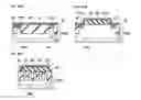 Fig. 17 - Semiconductor device with well resistor and alternated insulating and active regions between input and output terminals