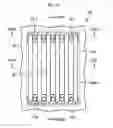 Fig. 18 - Semiconductor device with well resistor and alternated insulating and active regions between input and output terminals