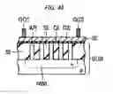 Fig. 31 - Semiconductor device with well resistor and alternated insulating and active regions between input and output terminals