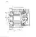 Fig. 01 - Embedded magnet rotor for rotary electric machine having gaps with adhesive fill rates