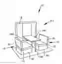 Fig. 01 - Convertible seating and dinette arrangement