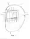 Fig. 05 - Protective headgear and optical-filter cartridge removably mountable thereto
