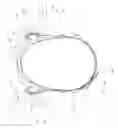Fig. 03 - Goggle with easily interchangeable lens that is adaptable for heating to prevent fogging