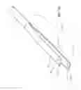 Fig. 34 - Solid-body catheter including lateral distal openings