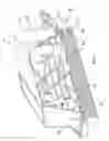 Fig. 02 - Filter element and housing with cooperating filter media support structures
