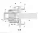 Fig. 08 - Support and compression assemblies for curvilinear molten metal transfer device