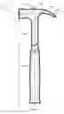 Fig. 08 - Roofing and nail removal hammer