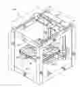 Fig. 01 - Precision platform assembly for three-dimensional printer