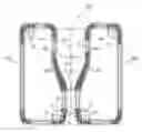 Fig. 01 - Methods for producing phase-difference film and circularly polarizing plate involving simultaneous reduction of clip pitch on one side and increase of clip pitch on another side