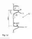 Fig. 14 - DOUBLE-LATCH CLOSING SYSTEM FOR AERONAUTICAL EQUIPMENT, SUCH AS TROLLEYS HAVING ULTRALIGHT COMPOSITE PANELS