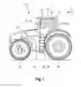 Fig. 02 - Agricultural vehicle comprising a cab window having changeable transparency
