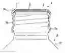 Fig. 01 - LINER-PROVIDED CAP AND CAP-PROVIDED THREADED CONTAINER