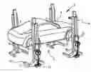 Fig. 01 - Lifting device and system with integrated drive unit for lifting a vehicle, and method there for