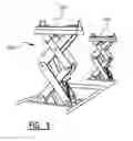 Fig. 10 - Lifting device and system with integrated drive unit for lifting a vehicle, and method there for