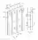Fig. 10 - Thermal break wall systems and thermal adjustable clip
