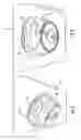 Fig. 03 - Cylinder guard for deadbolt lock